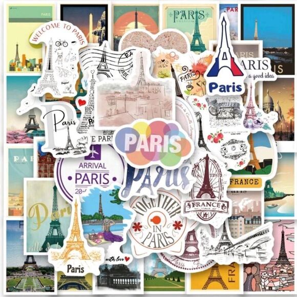 Paris Assorted France Stickers - Picture 3 of 11
